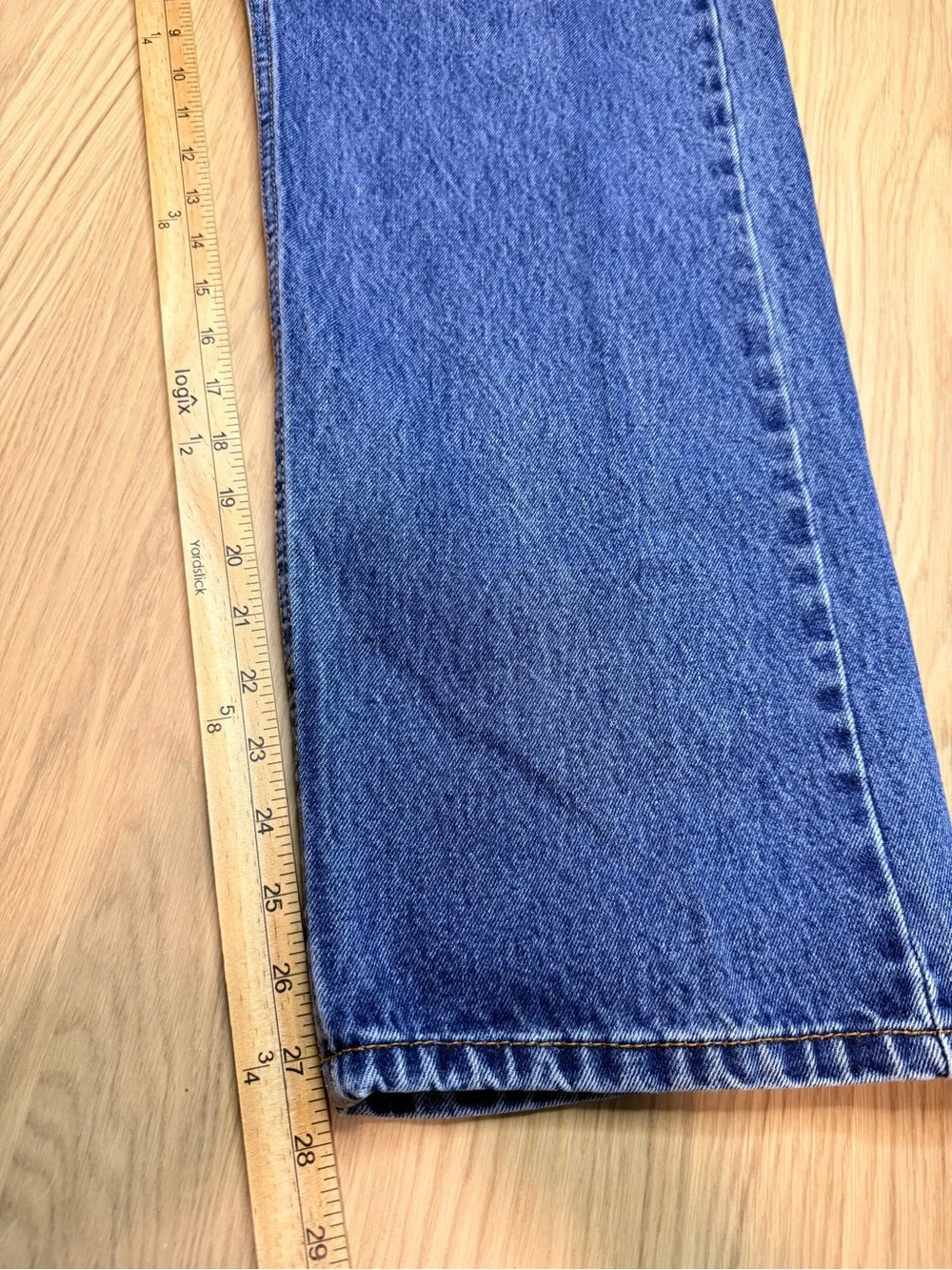 LEVIS Men’s 505 Denim Straight Jeans 100% Cotton Size 42X30